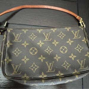 Authentic Louis Vuitton Pochette Accessories Monogram|Vintage